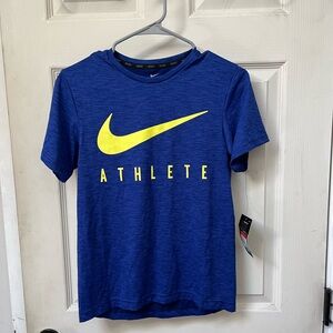 Blue Nike Athlete t-shirt